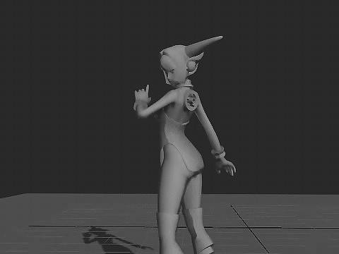 艺点动画|游戏动画优秀作品欣赏：战斗萝莉_多连击