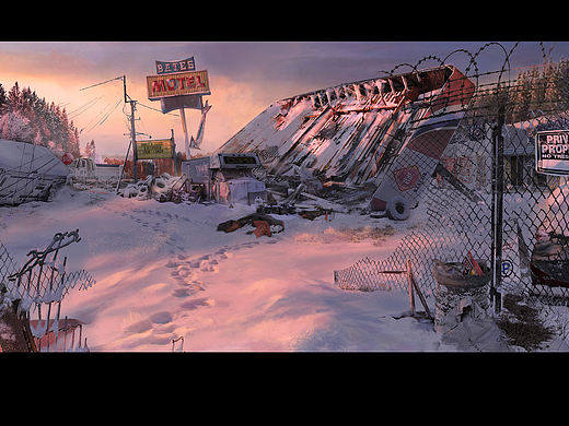 concept art 美末加油站