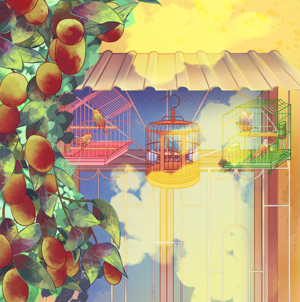 原创插画【小确幸】（图ZMjM5NjEwMjY4） - 创作习作 - 站酷设计师Queena芊静原创素材 - 站酷ZCOOL