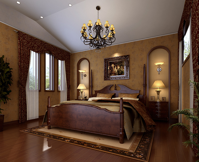 永川金科公园王府-美式风格（图ZNjE4NTk1MDA=） - 家装设计 - 站酷设计师唐卡装饰石艳斌原创素材 - 站酷ZCOOL