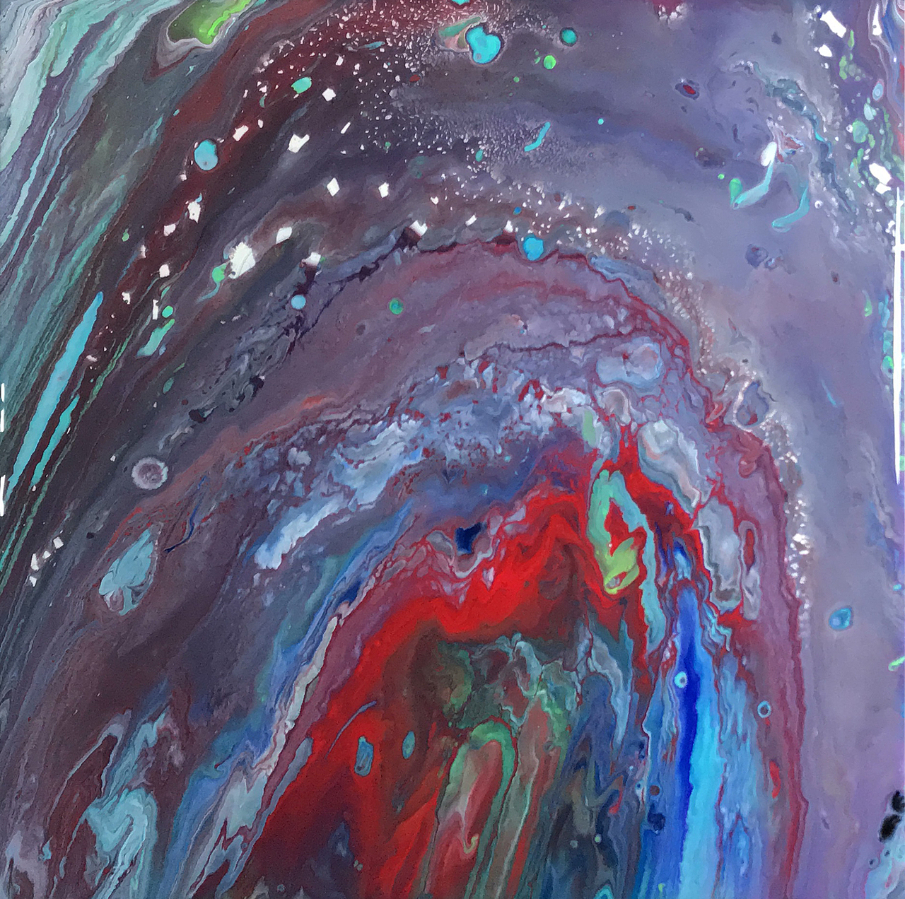 我和我的流体画《对细节的追求》