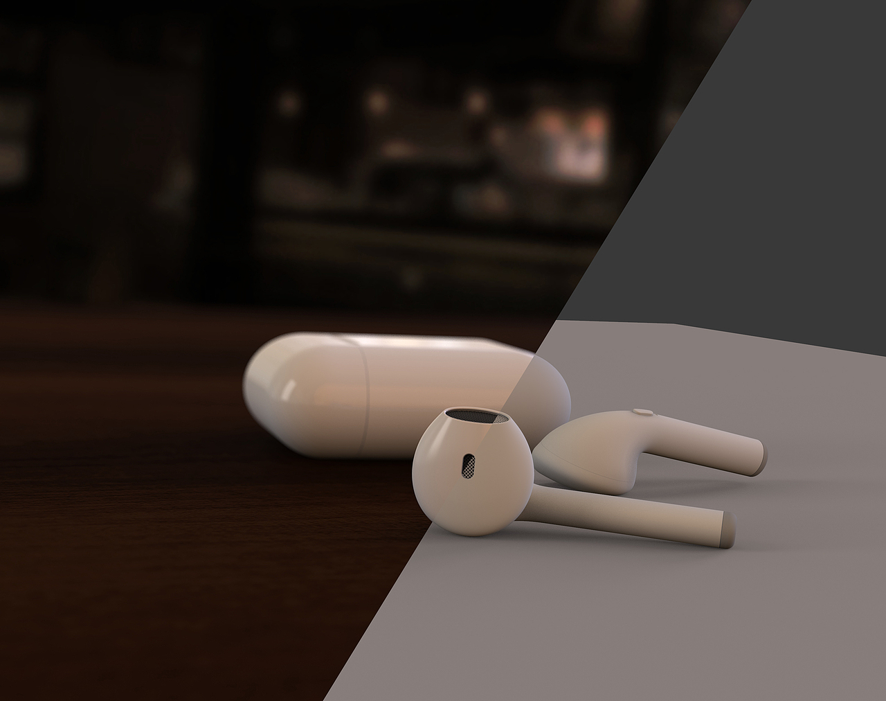 分享一组耳机的渲染