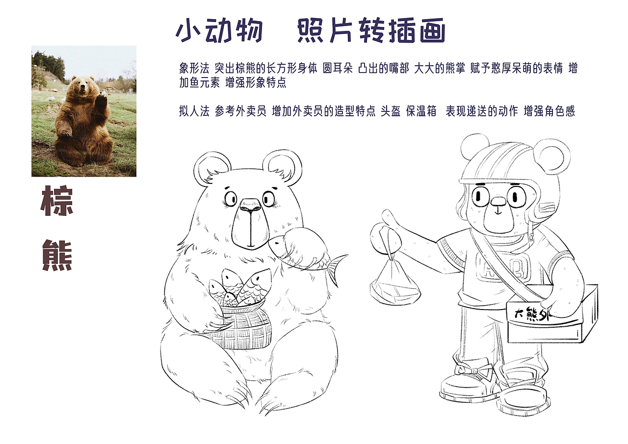 小动物插画 线稿（图ZMjg2MjM0ODY4） - 创作习作 - 站酷设计师香菜不香DD原创素材 - 站酷ZCOOL