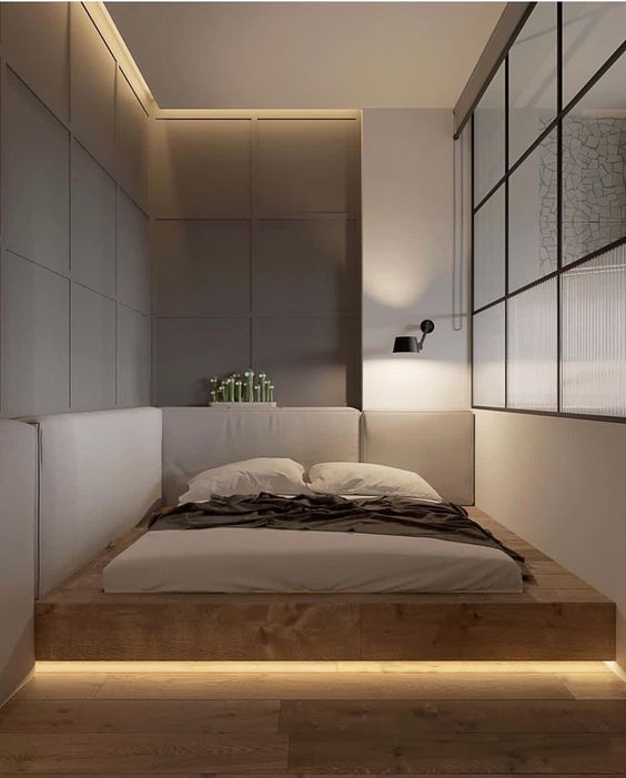 卧室不放床 直接将地面抬高公分做地台床 这样设计真机智 设计文章 站酷 Zcool