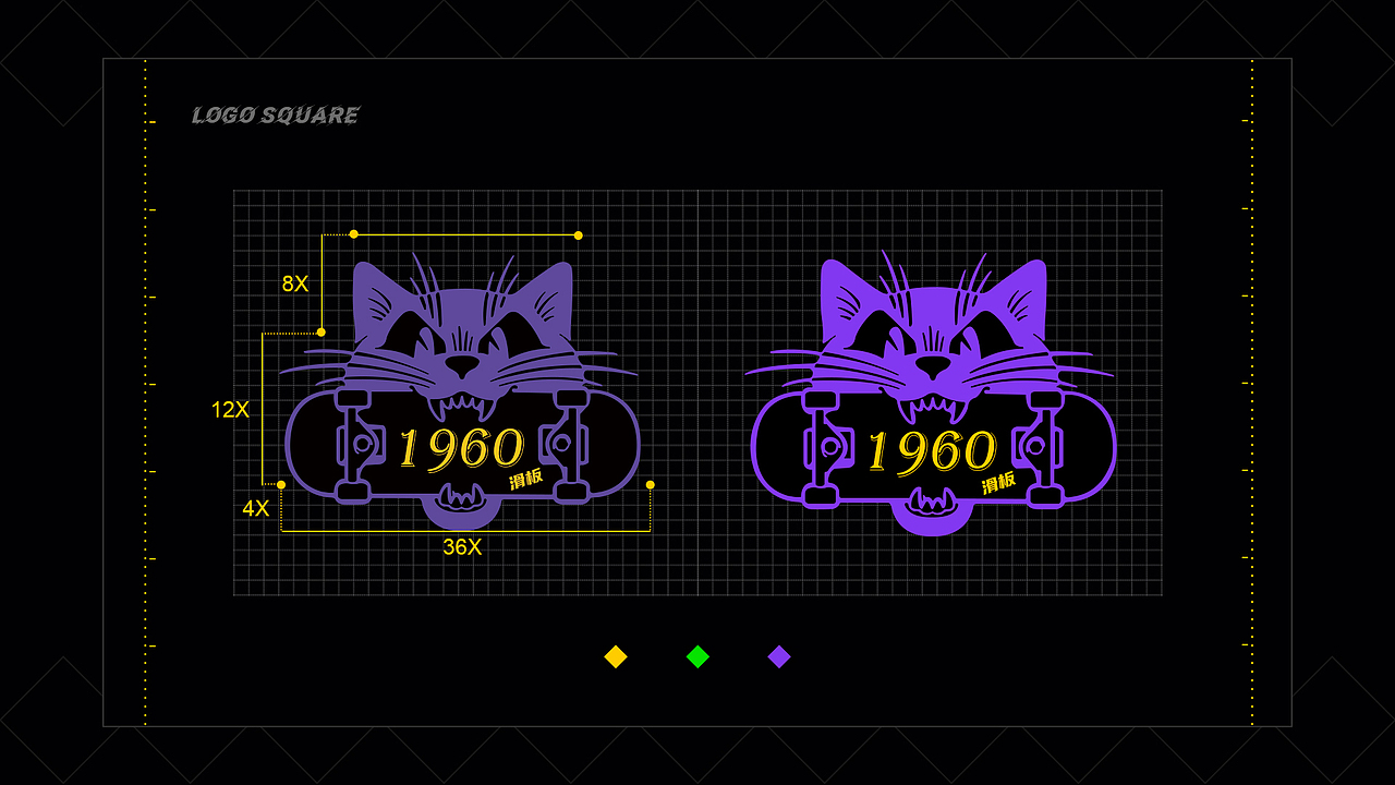 1960滑板logo提案（图ZMjI5MzY2NDI4） - Logo - 站酷设计师C时光cc原创素材 - 站酷ZCOOL