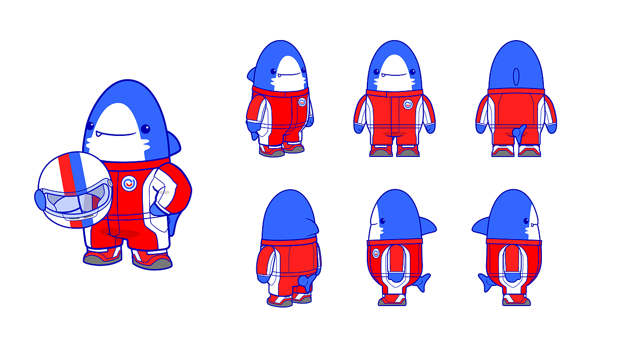 易小鲨ip升级打造第二弹（延展周边）（图ZMjgyMjUwOTMy） - IP形象 - 站酷设计师大黄柴原创素材 - 站酷ZCOOL