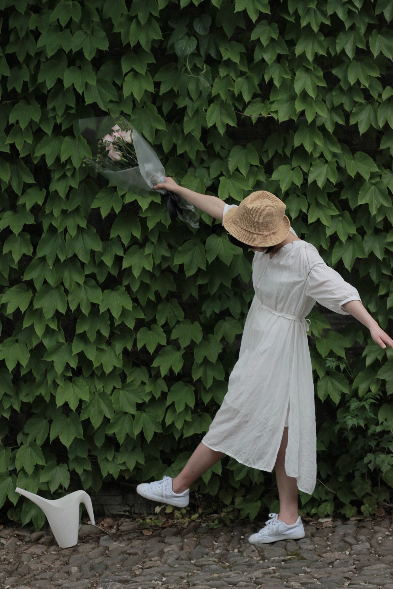 文艺复古鲜花人像摄影