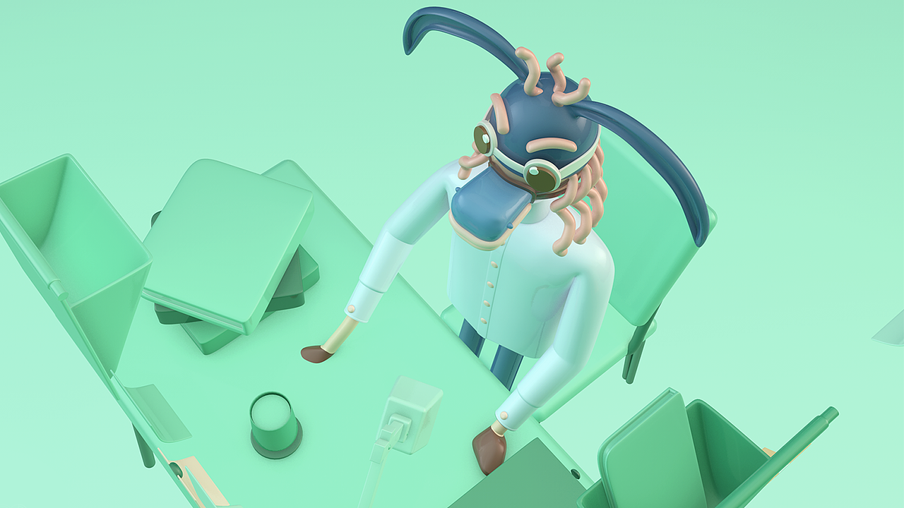 3d和二维动画结合制作的一组品牌动画案例