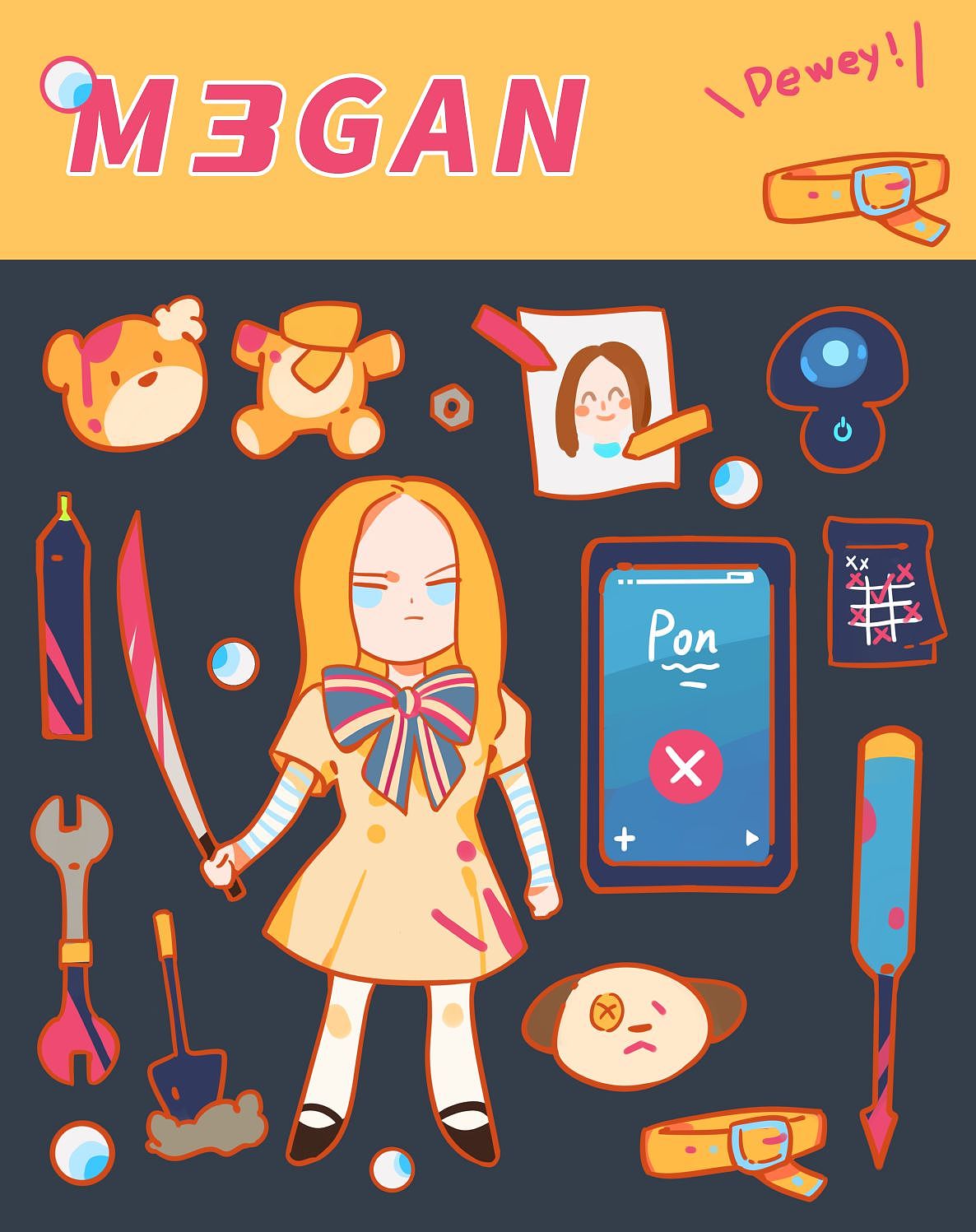 【贴纸】梅根小萝莉