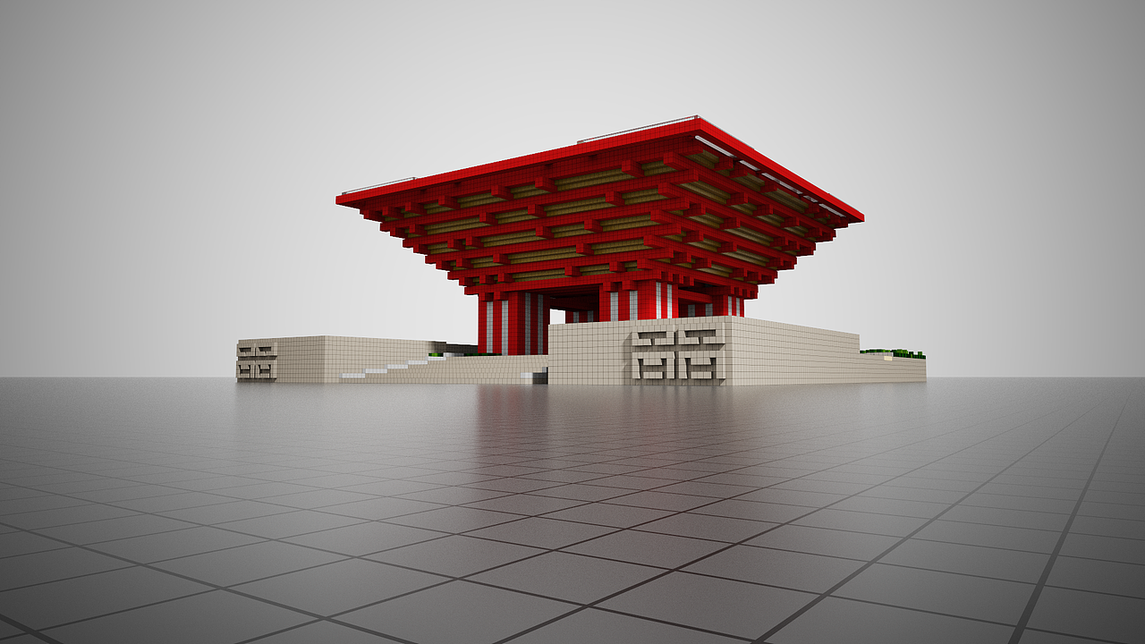 MagicaVoxel 体素中国馆（图ZMTE4ODQwNDM2） - 其他三维 - 站酷设计师图为设计原创素材 - 站酷ZCOOL
