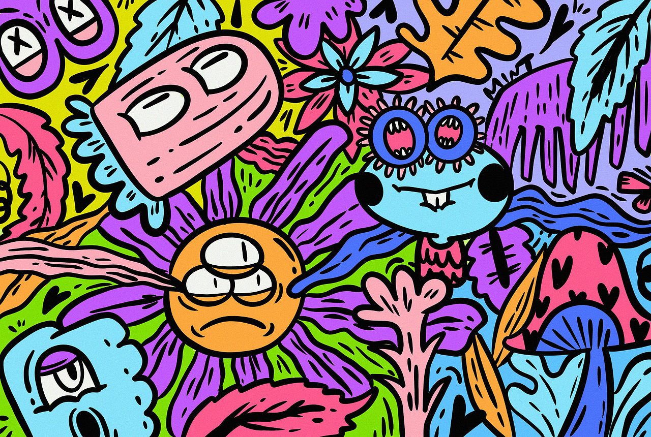 一波手绘涂鸦图集合20191212