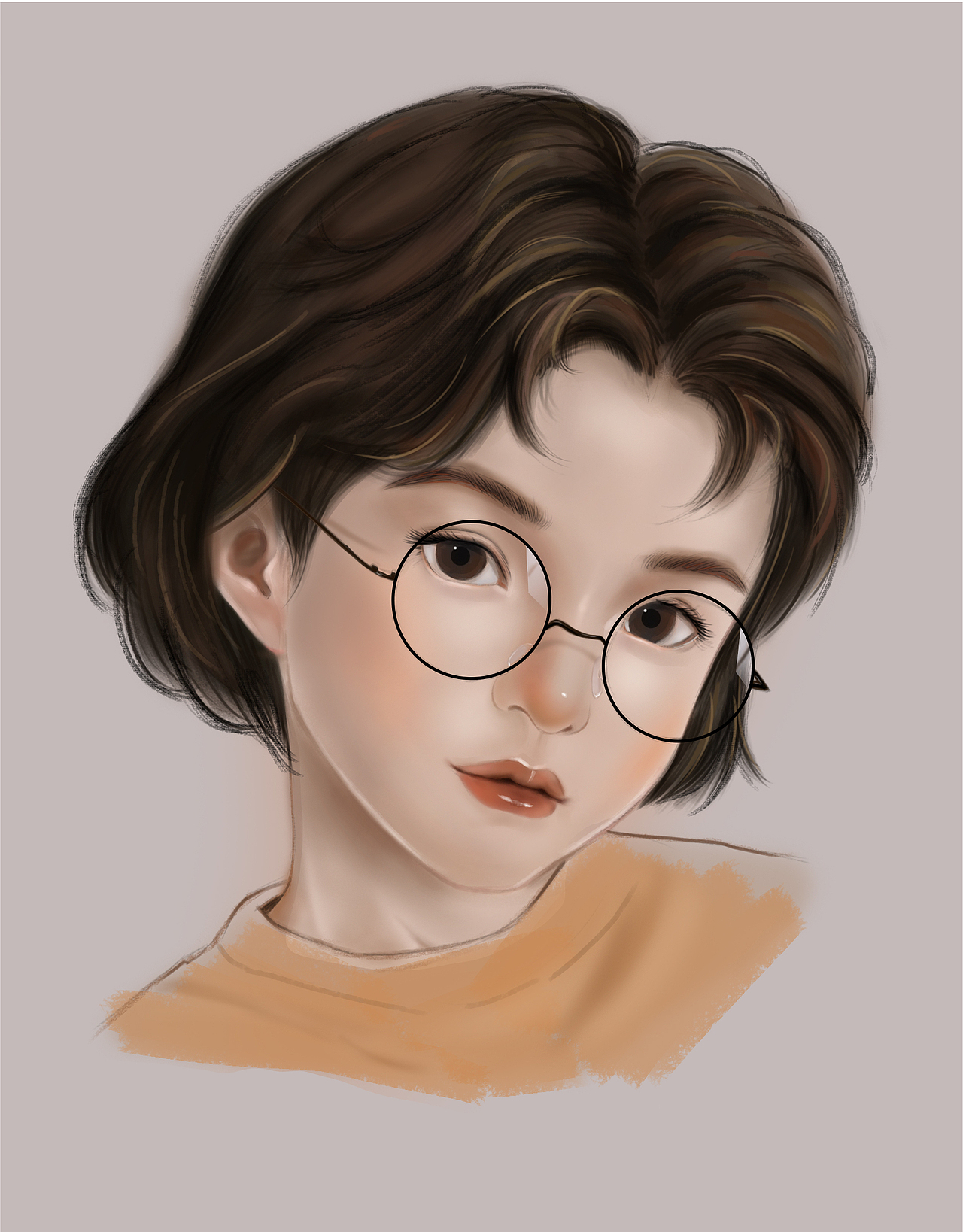 人物插画习作|插画|创作习作|婚礼美学研究室_原创作品-站酷zcool