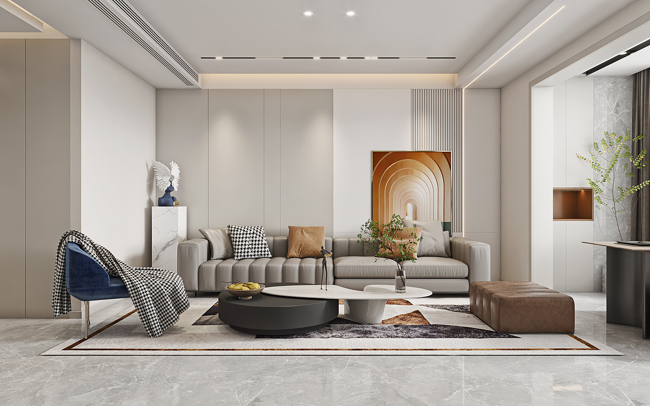 现代简约（图ZMjcwNjAyMDMy） - 家装设计 - 站酷设计师积木空间视觉表现原创素材 - 站酷ZCOOL