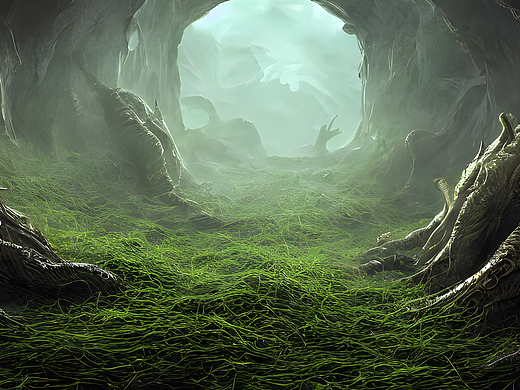 洞穴 [ 站酷AI创作实验室 ]