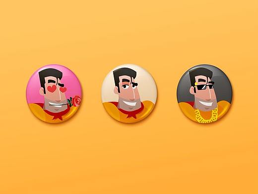 威猛先生吉祥物设计（练习）（个人主页-ZMjU3NDc2MzY=） - IP形象 - 站酷设计师一个白原创素材 - 站酷ZCOOL