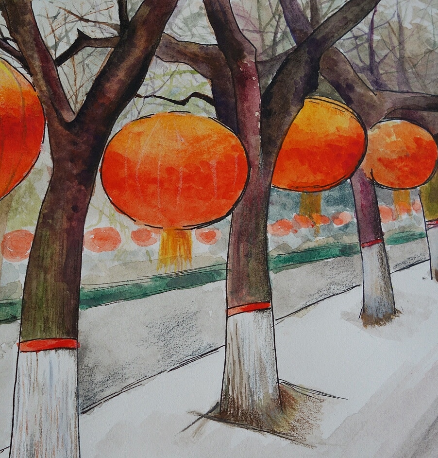 《家门口》（图ZMTczMjAyNzk2） - 创作习作 - 站酷设计师白玛拉姆原创素材 - 站酷ZCOOL