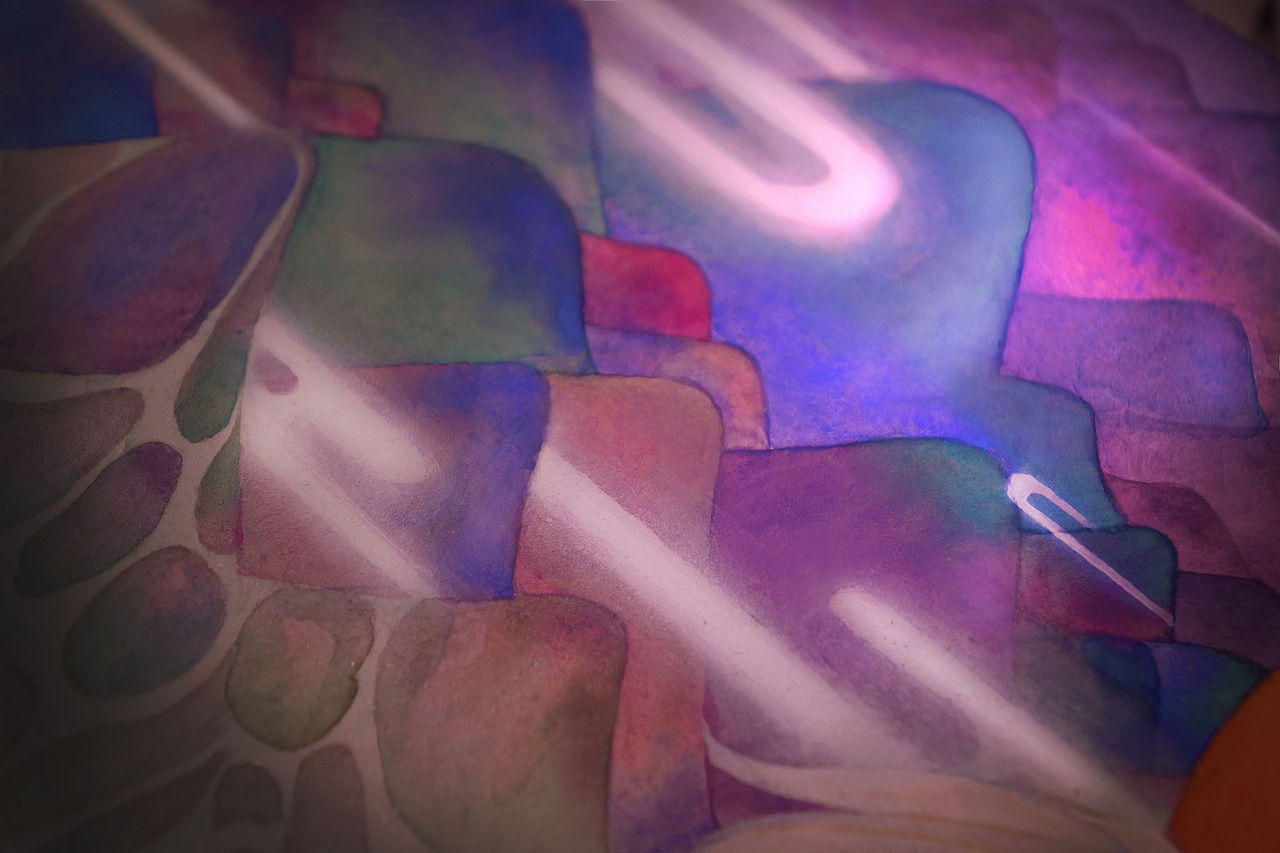 《鹤仙歌.金散瘴》白中南颜彩-人川集（图ZMTAxODA0ODQ4） - 艺术插画 - 站酷设计师白中南原创素材 - 站酷ZCOOL