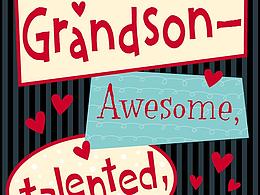 給孫子的情人節(jié)卡片