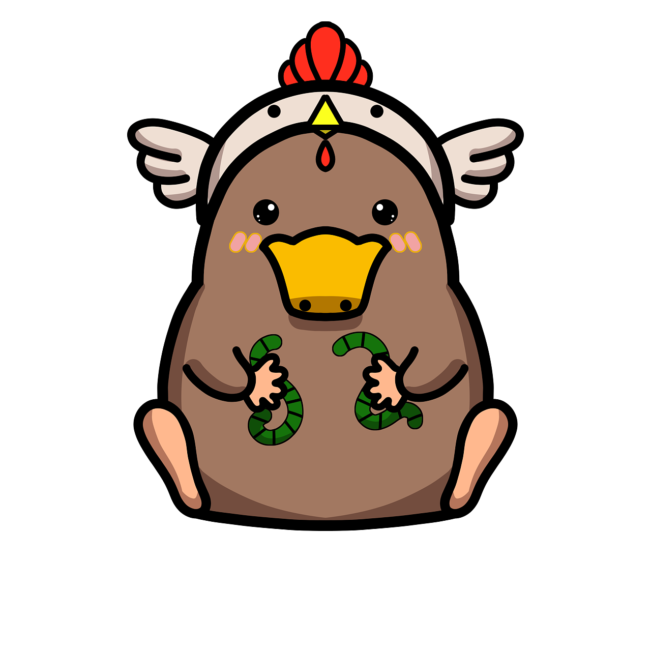 nft设计鸭嘴兽之十二生肖系列|插画|概念设定|罓3罓 - 原创作品