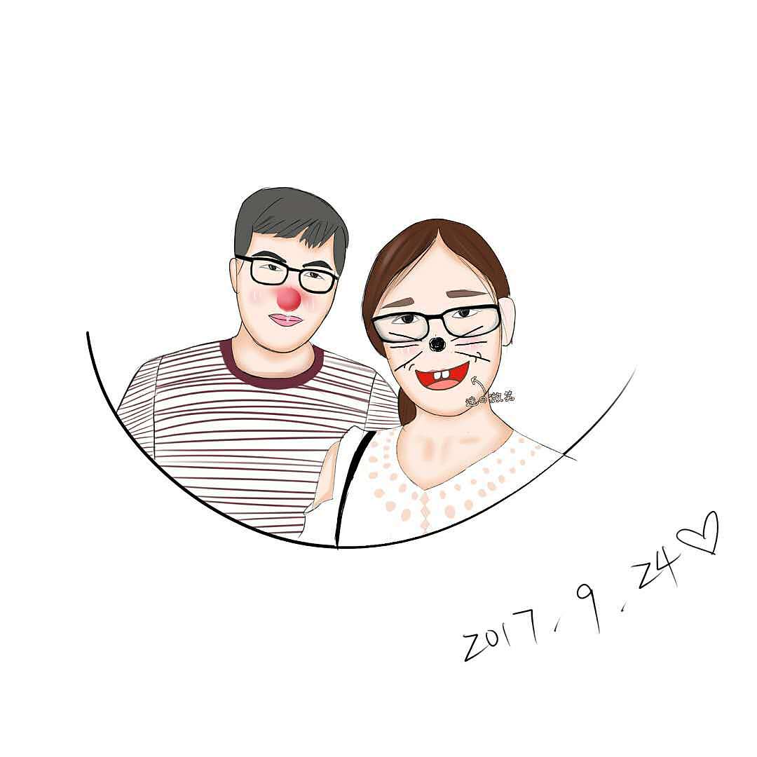 手绘头像（图ZOTgzMDc5NjA=） - 创作习作 - 站酷设计师一只猫林原创素材 - 站酷ZCOOL