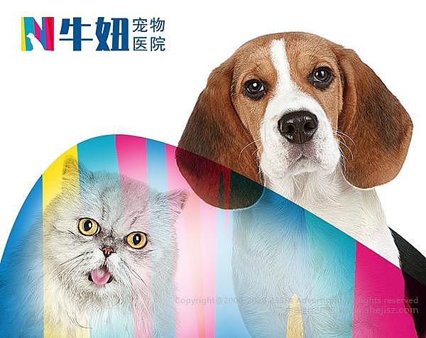 广州市牛妞宠物医院 企业商标设计，医院医疗机构标志设计_中深世纪广告设计作品欣赏（图ZNTEwMzg1Mjg=） - Logo - 站酷设计师中深世纪广告原创素材 - 站酷ZCOOL