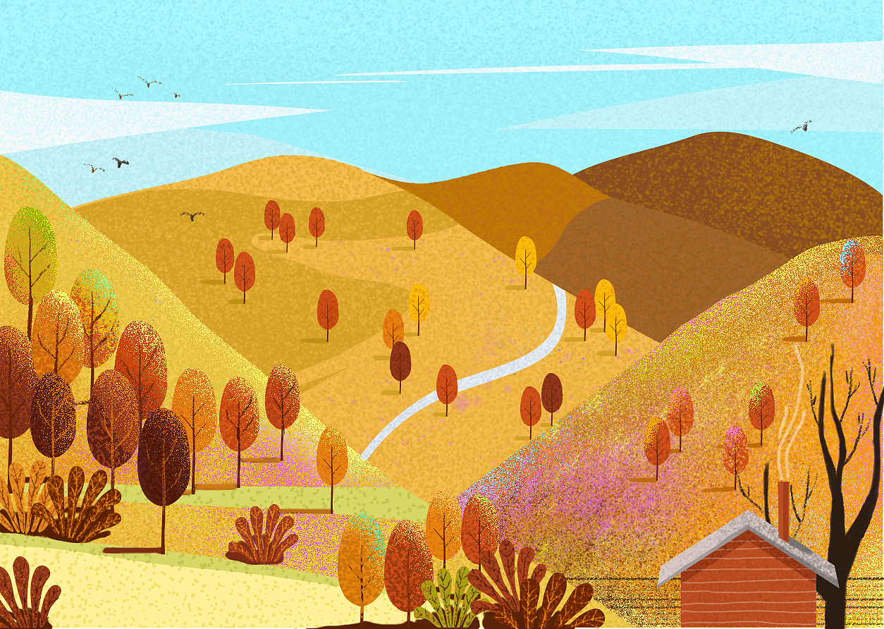 《风景》|插画|商业插画|zk208208_原创作品-站酷zcool