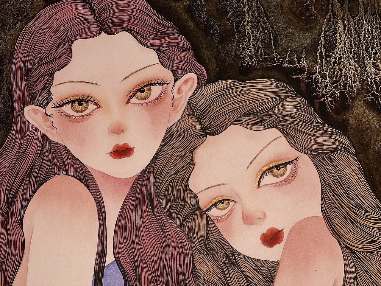 不同面孔|水彩画