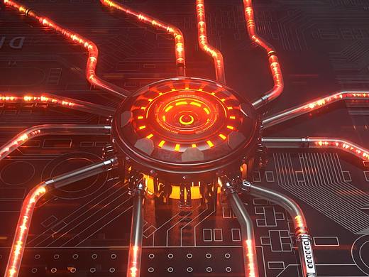 红魔手机3_CG概念视频  c4d 电商视频 （附制作流程）