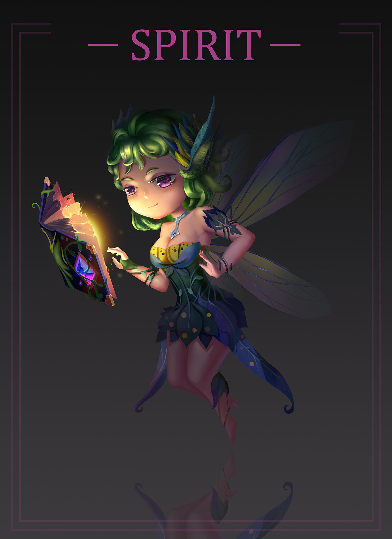 魔法精灵（图ZMTQ2MTI4Mzc2） - 游戏原画 - 站酷设计师慕慕酱L原创素材 - 站酷ZCOOL
