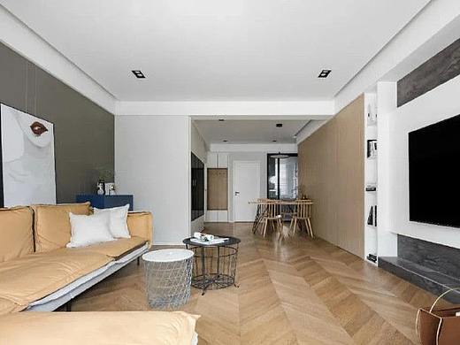 132㎡现代简约 清新的配色真让人喜欢