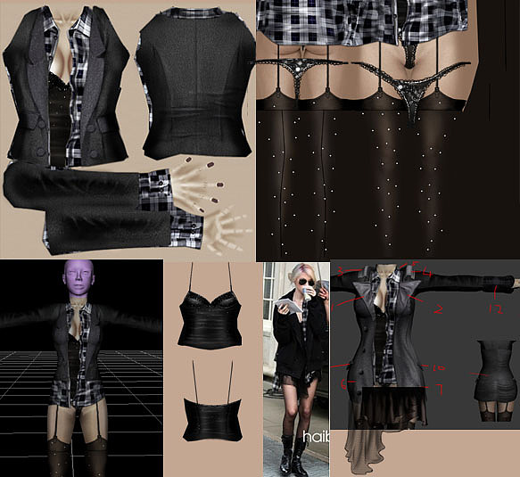 喜欢这套衣服~~~