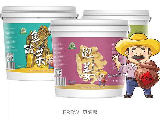 给成都某食品企业做的包装设计与卡通IP形象设计