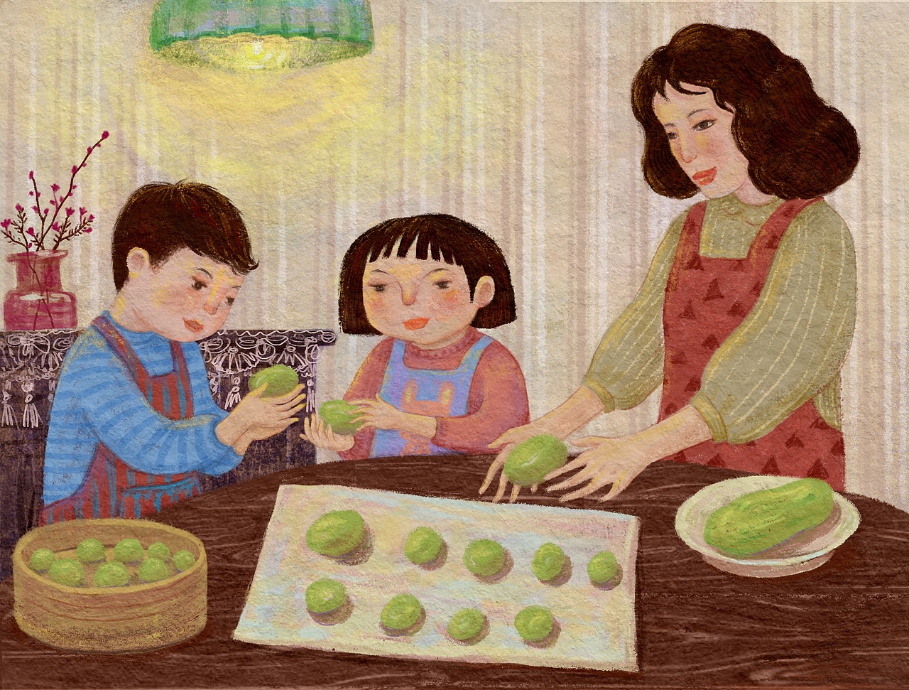 春日二三事（图ZMjk5MTYxOTEy） - 商业插画 - 站酷设计师田木儿原创素材 - 站酷ZCOOL