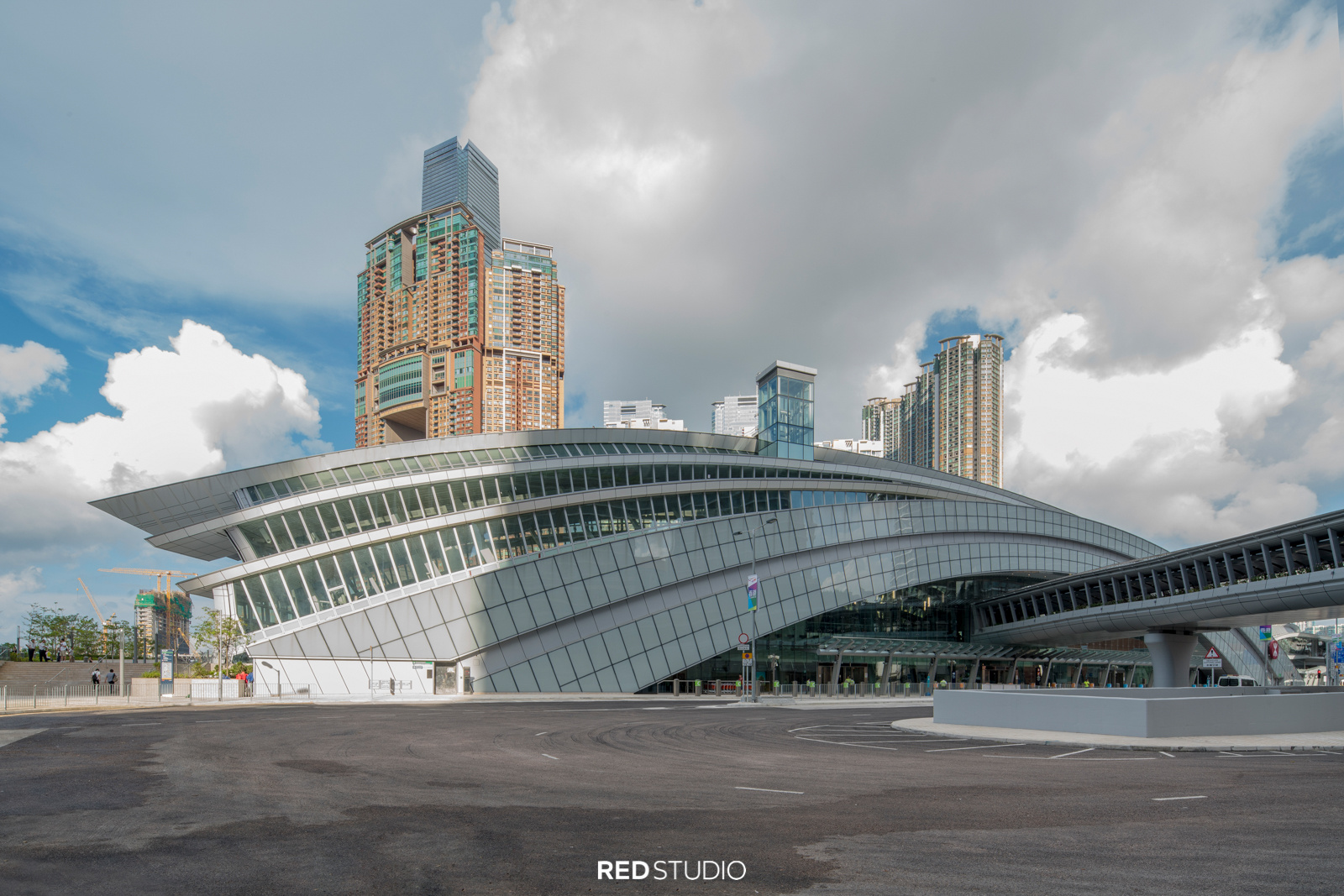 建筑摄影-香港西九龙高铁站