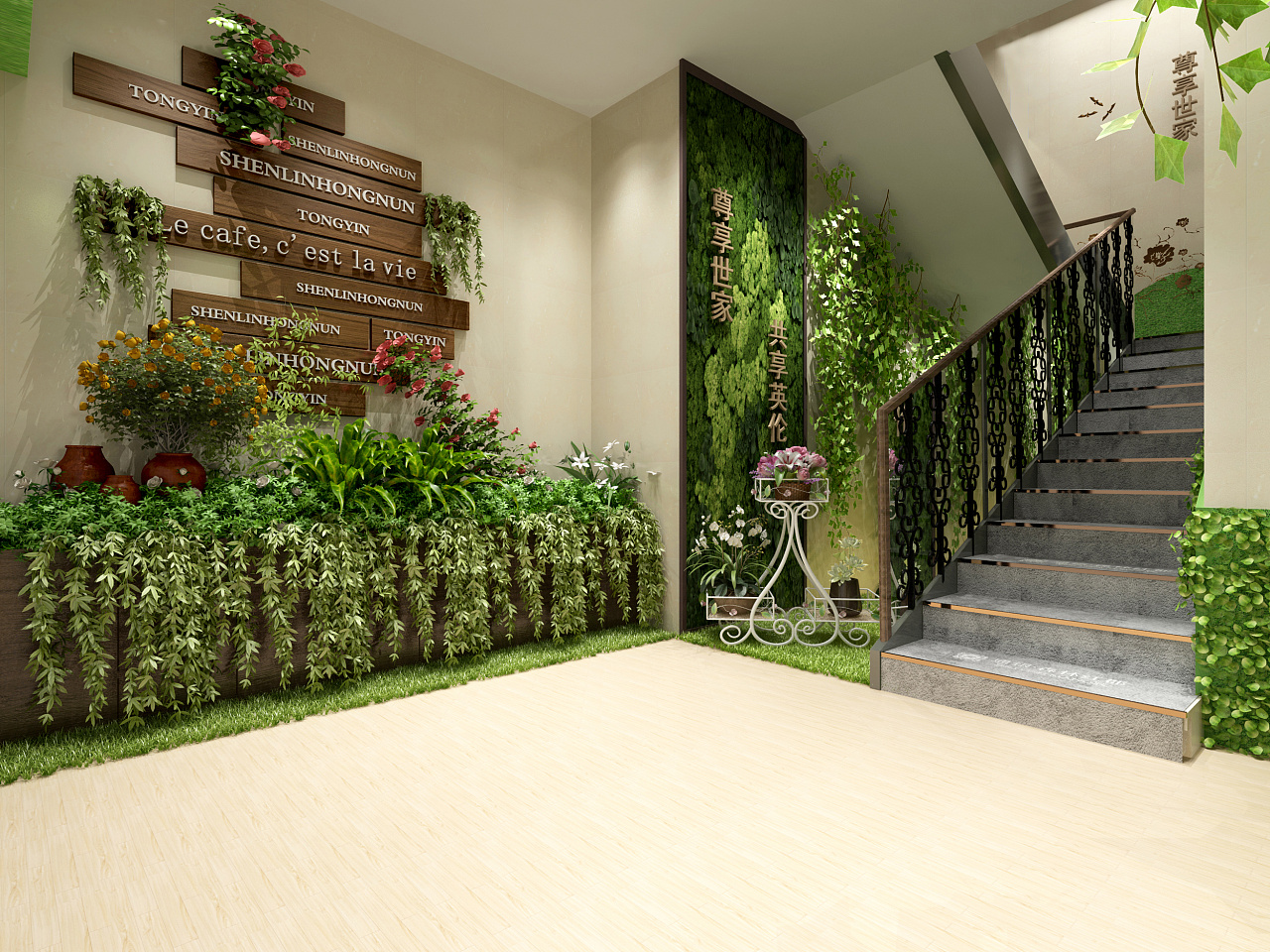 样板间通道包装|三维|建筑/空间|是语呀 - 原创作品 - 站酷 (zcool)