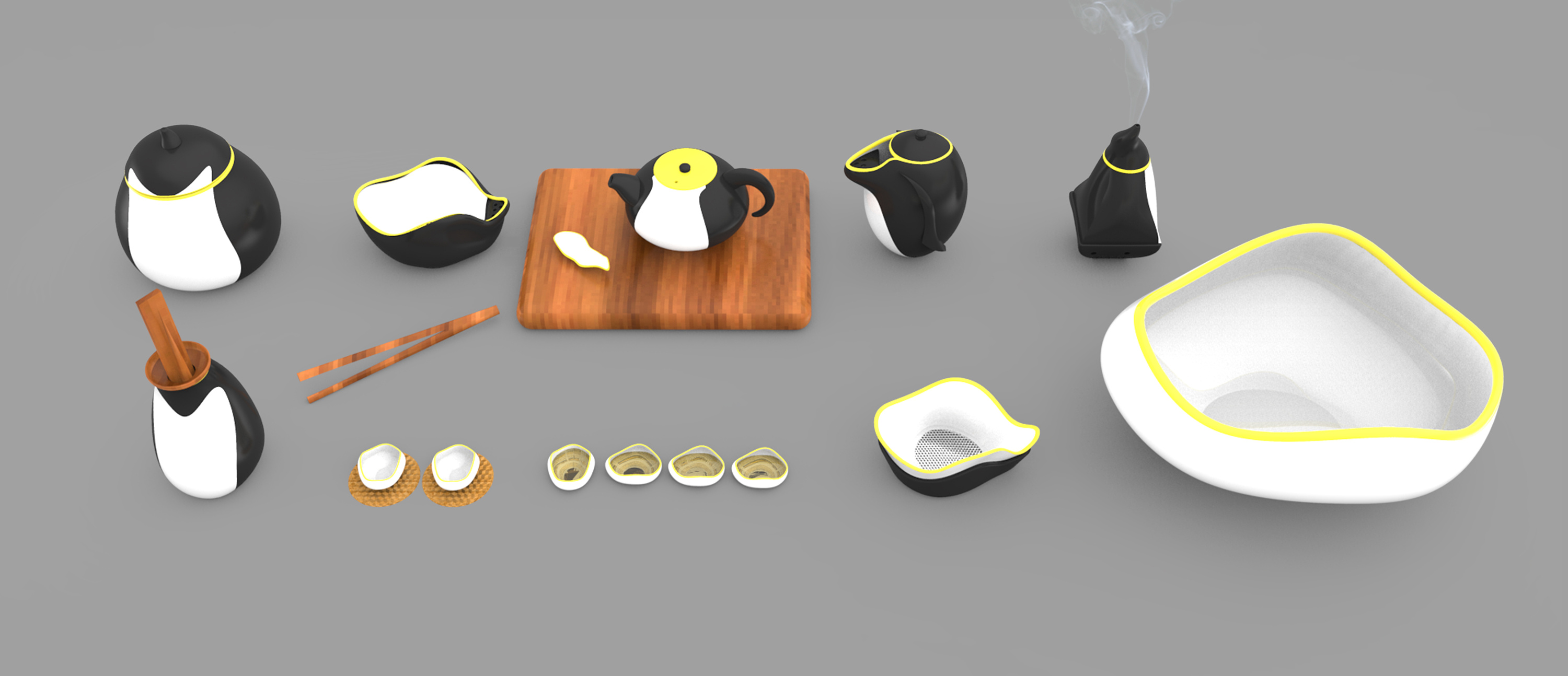 形态设计系列作品|工业/产品|器皿|牧童月 - 原创作品 - 站酷 (zcool)