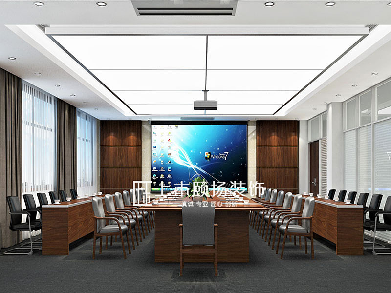 上木颐扬融媒体中心装修设计案例、郏县融媒体办公中心（图ZMjEwODAyNTc2） - 家装设计 - 站酷设计师郑州装修公司天恒原创素材 - 站酷ZCOOL