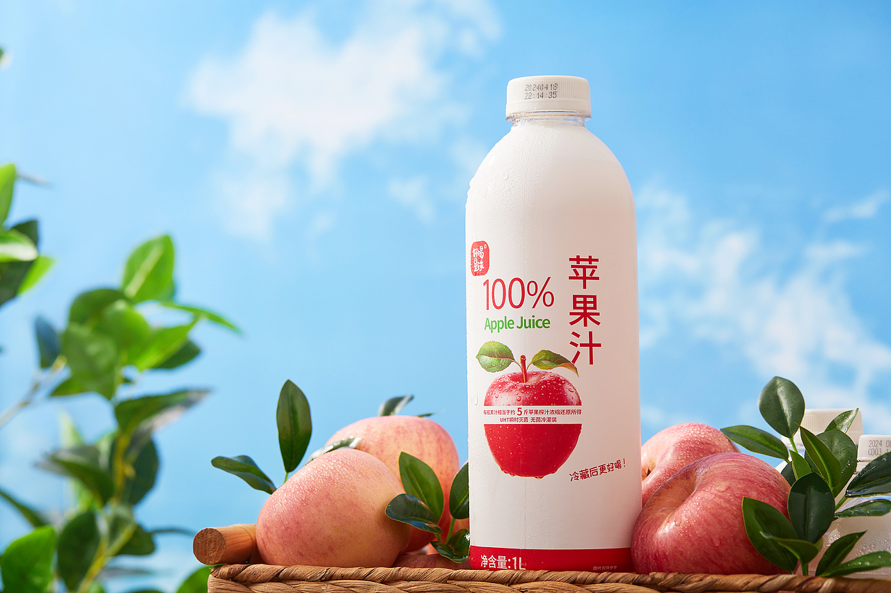 苹果汁｜好喝星球（图ZMzc5MzYxMTM2） - 产品摄影 - 站酷设计师梁雄Neo原创素材 - 站酷ZCOOL
