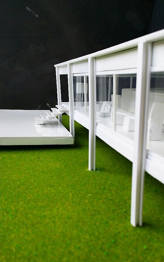 范斯沃斯住宅模型制作（图ZOTEyOTAzMTY=） - 建筑/空间 - 站酷设计师脑子有洞洞的恶魔原创素材 - 站酷ZCOOL