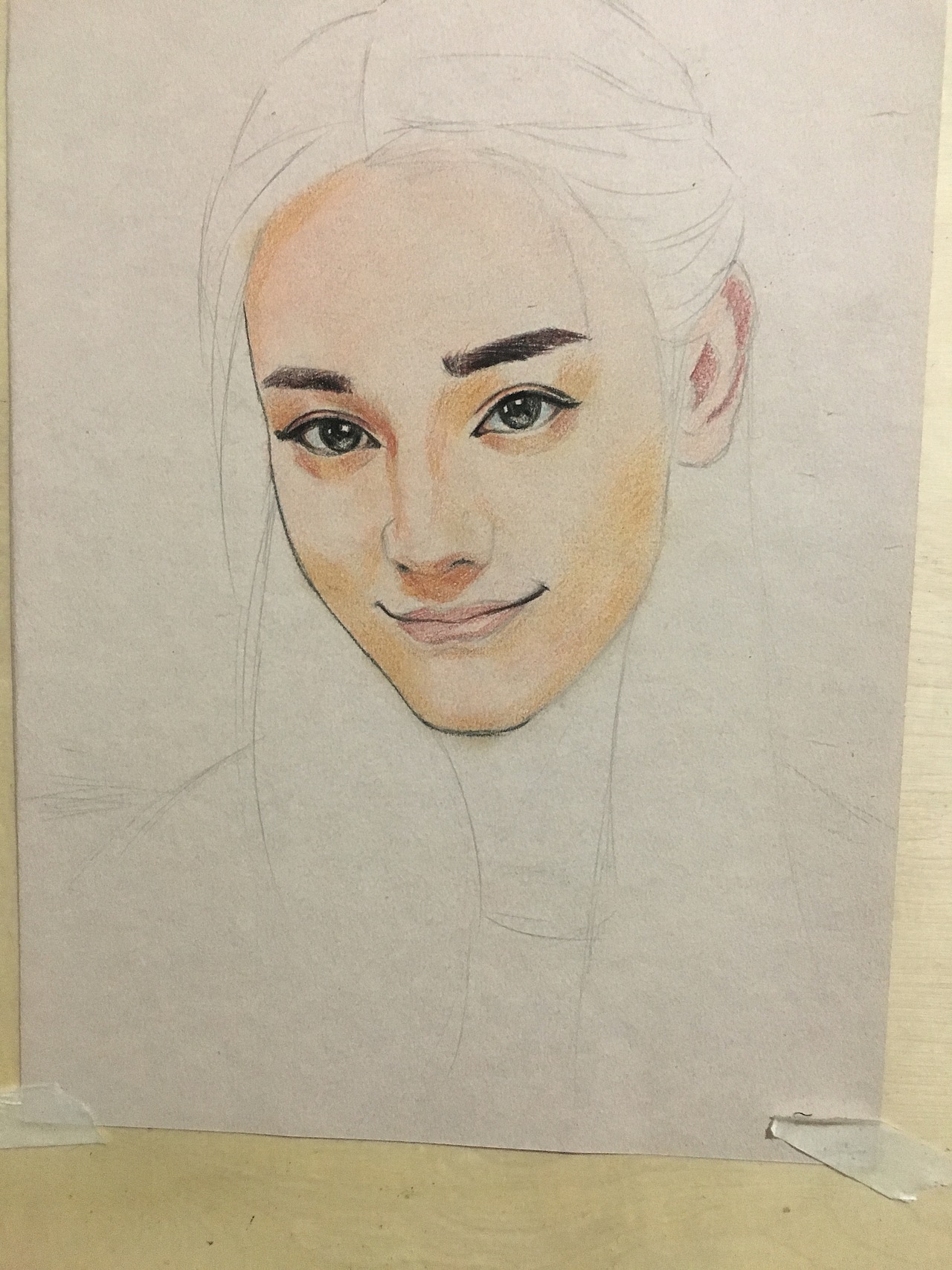 女青年练习（图ZODMzNzgzMzY=） - 绘画 - 站酷设计师郭秀富原创素材 - 站酷ZCOOL