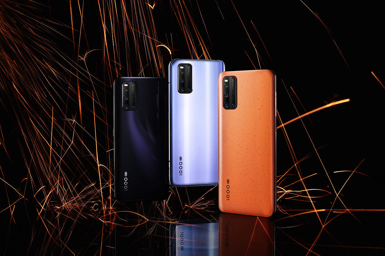 iQOO3 5G系列美图 驭影黑、流光银、拉力橙（图ZMTk5MjI5MzU2） - 产品摄影 - 站酷设计师沃菲数字营销原创素材 - 站酷ZCOOL