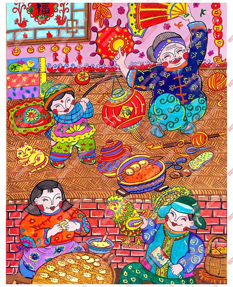 中小学生电脑绘画作品创作制作