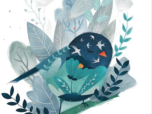 关于春天的一幅画