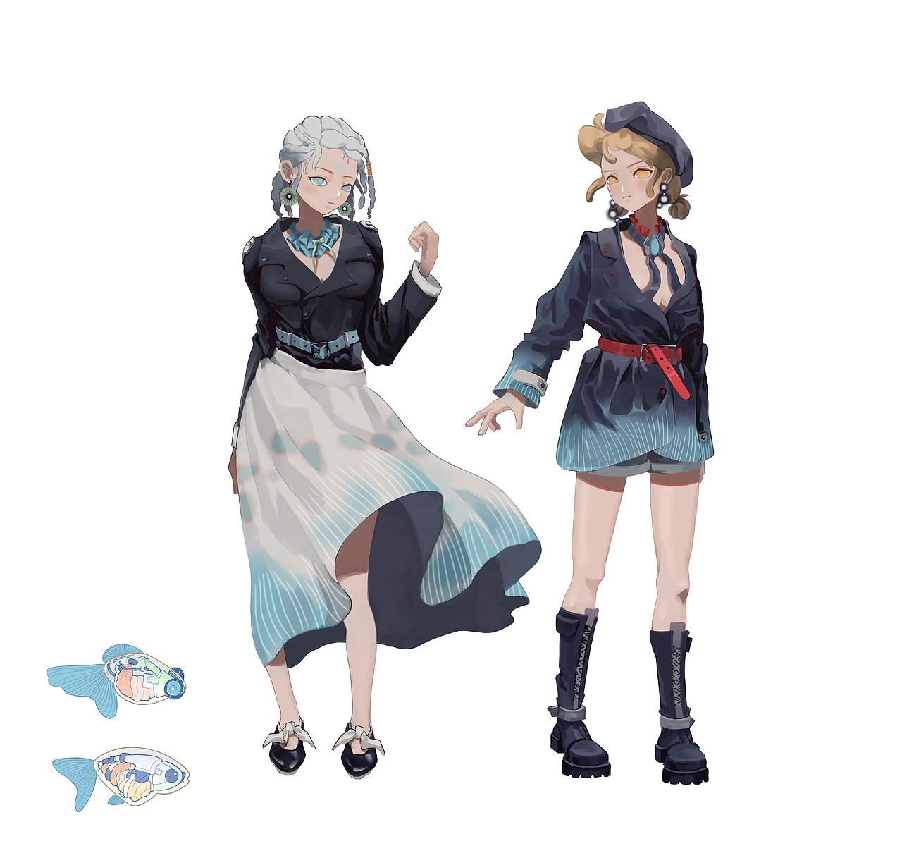 魚娃合集（圖ZMjY1MzM2ODg4） - 創(chuàng)作習(xí)作 - 站酷設(shè)計(jì)師北只原創(chuàng)素材 - 站酷ZCOOL