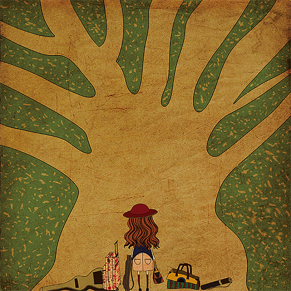 走到人生的分岔路,分不清自我, 找不到方向.