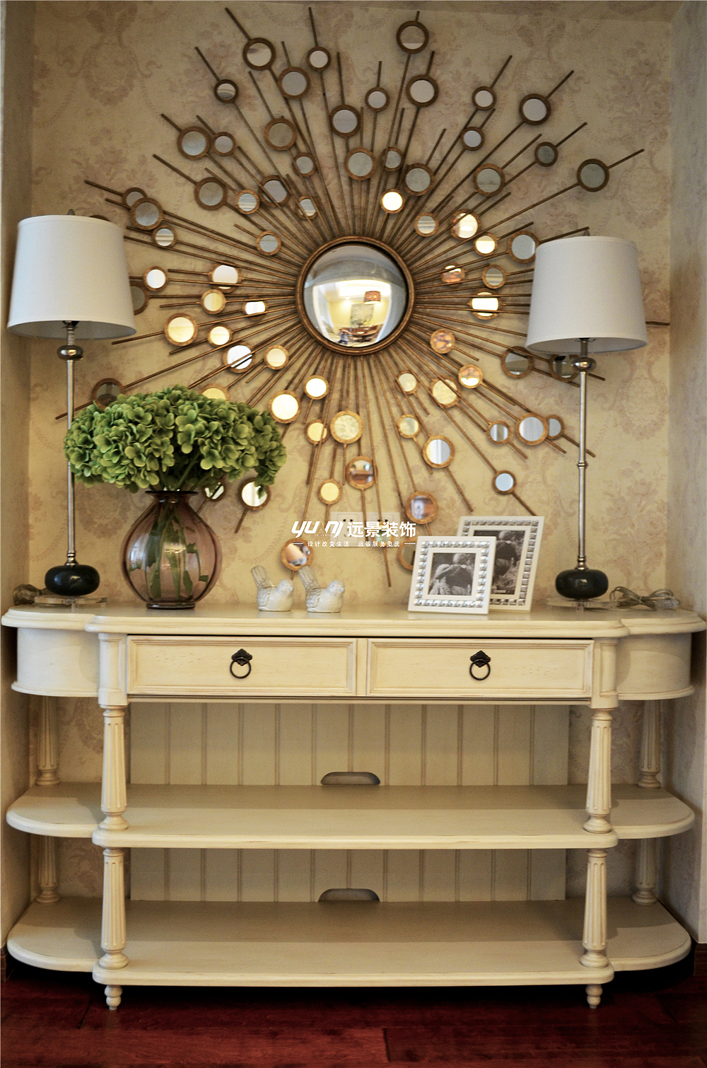 雅居乐装修设计美式风格|远景装饰实景案例