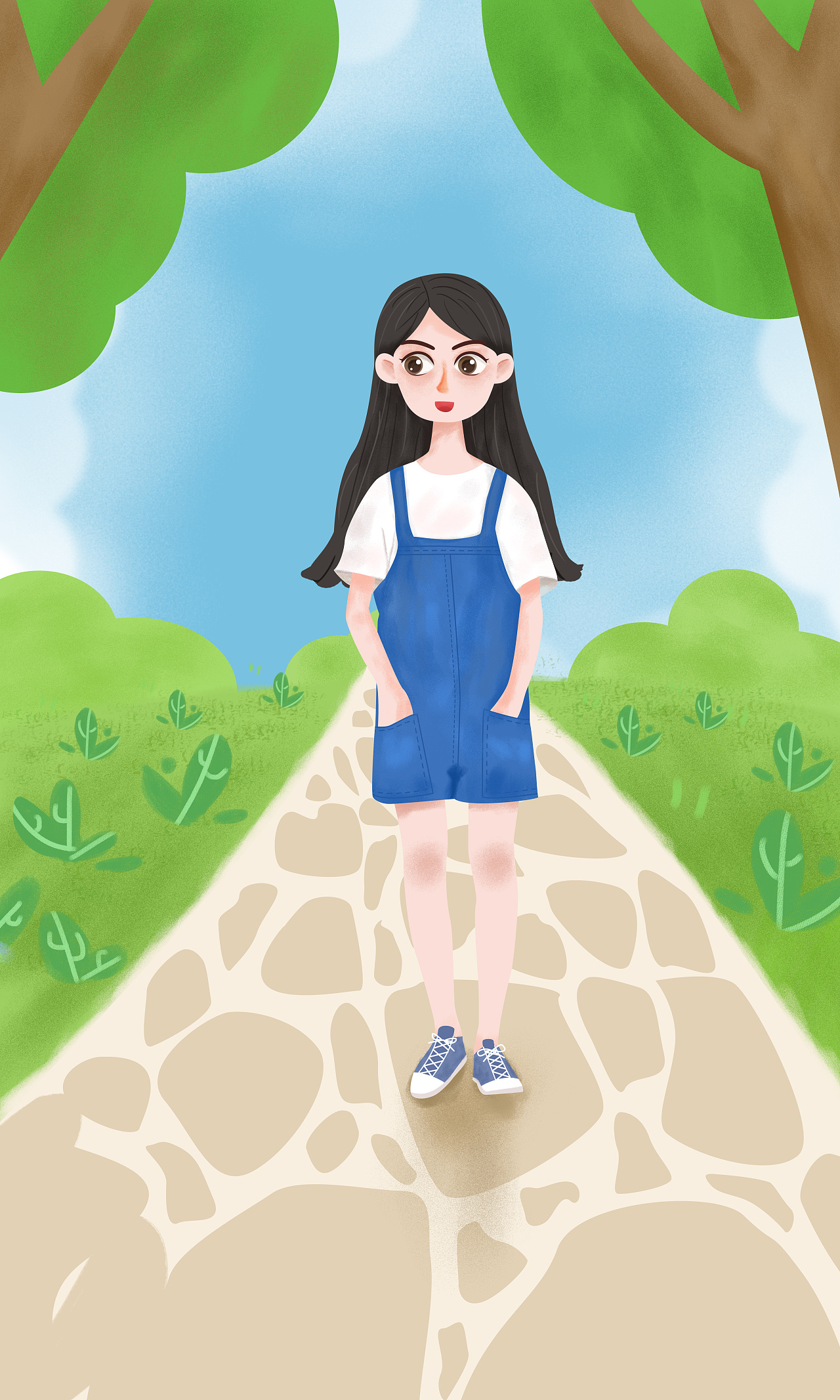 原创手绘插画,新手多多指教