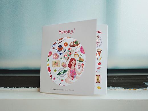 喜丫｜把美食和美好收藏进我的第三本zine《yummy！》