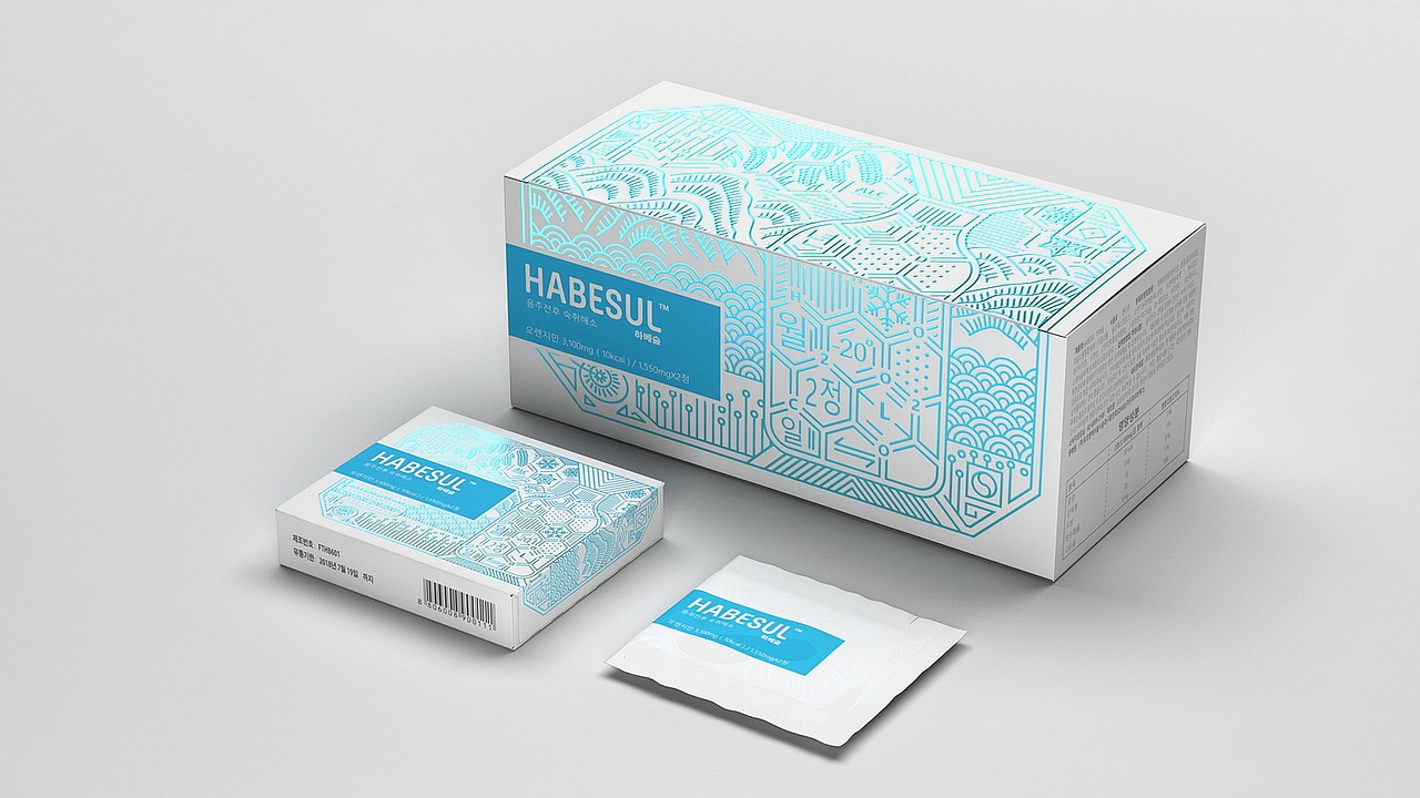 如何让高科技变时尚?韩国解酒糖《韩贝舒》包装设计