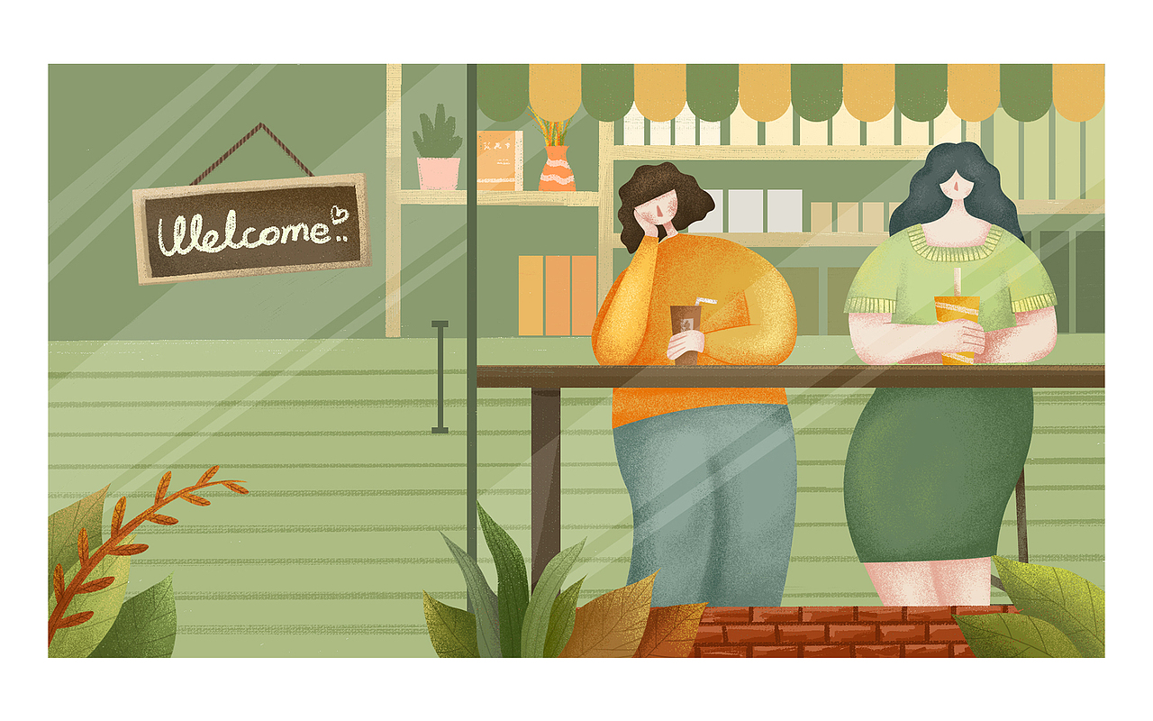 女青年  插画练习